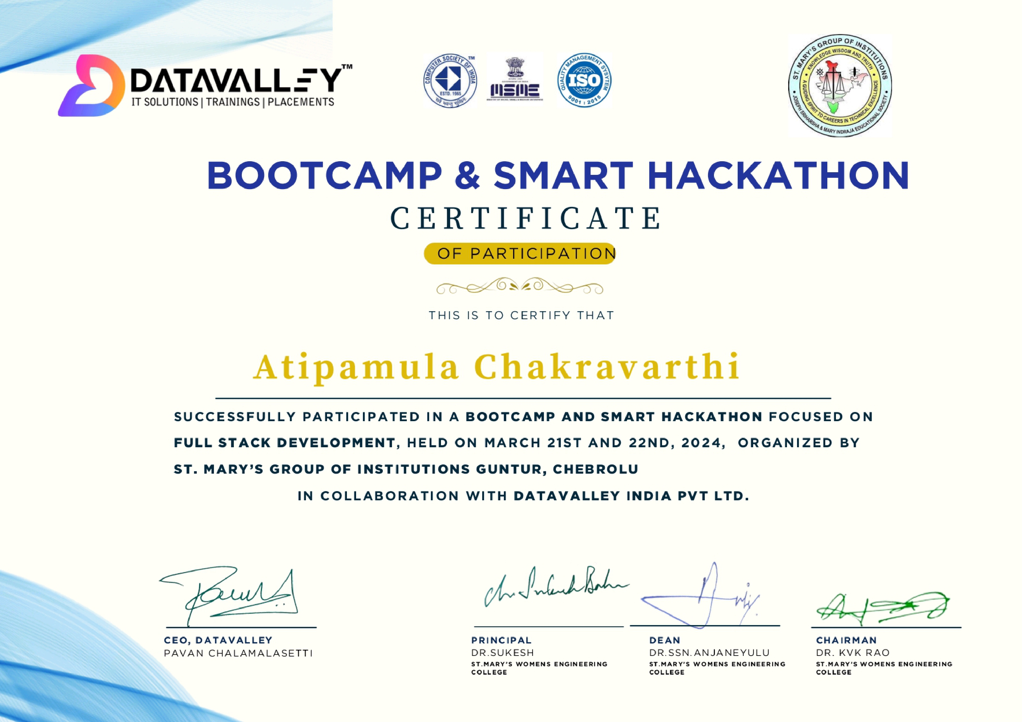 Certificate Preview
